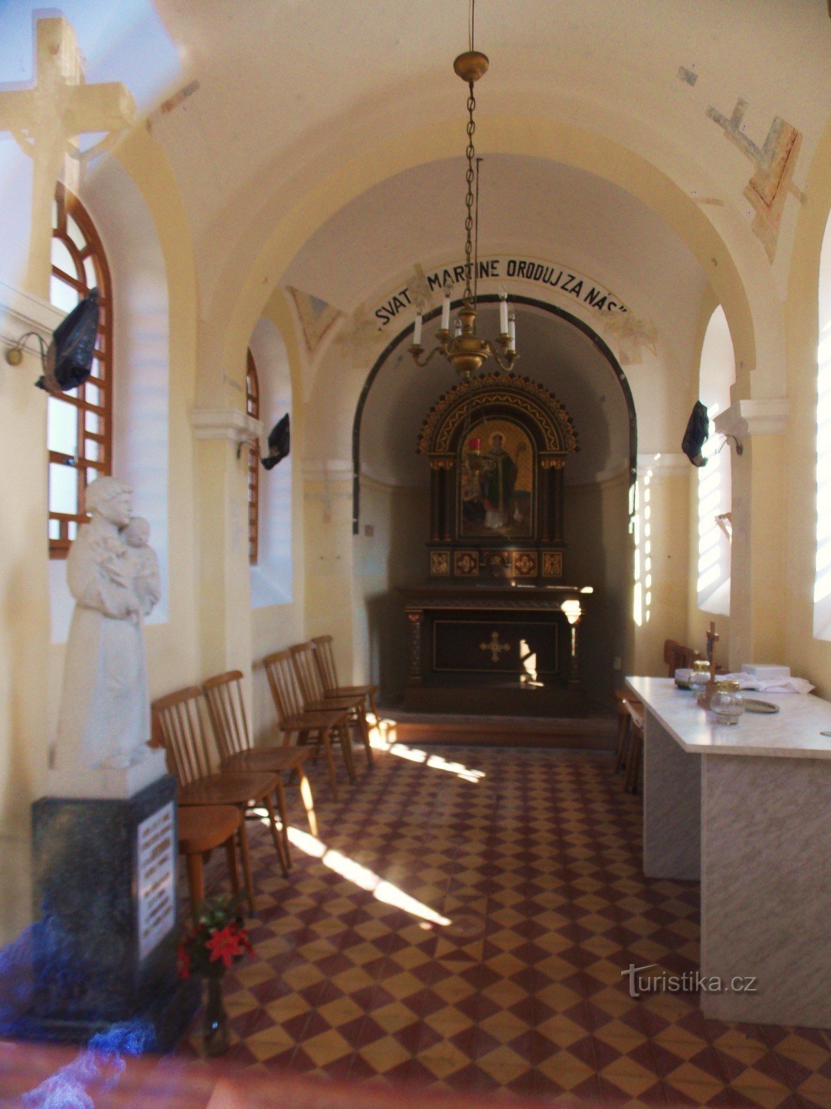 Two chapels - St. Martin and the Virgin Mary in the local area - Příluky near Zlín