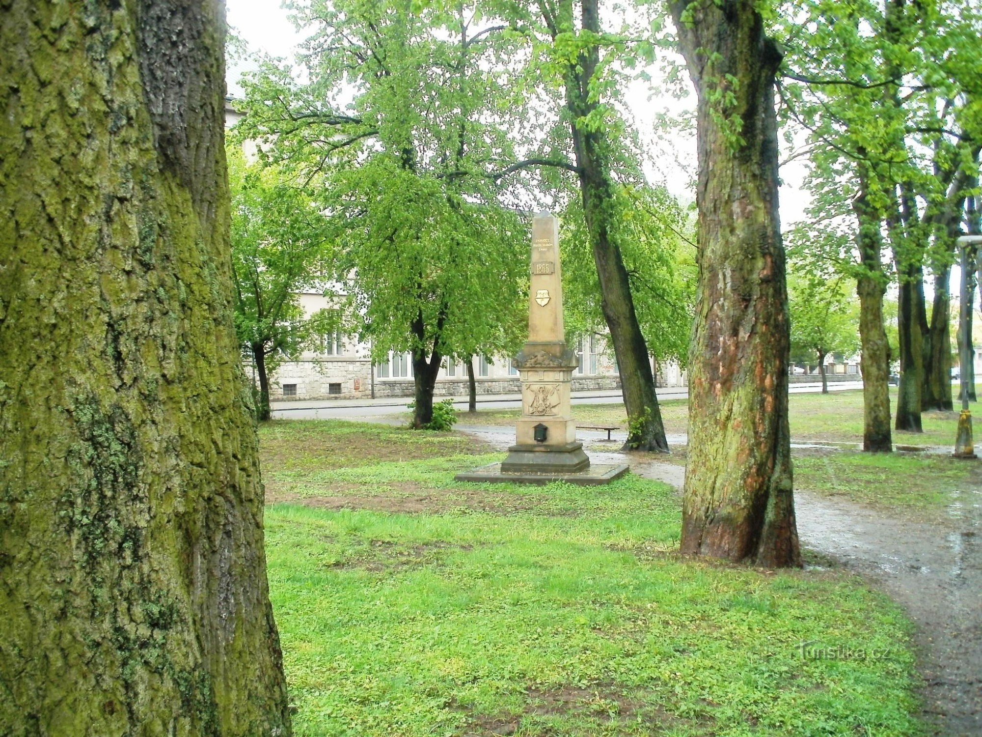 Dvur Králové nad Labem - el monumento central de la batalla de 1866