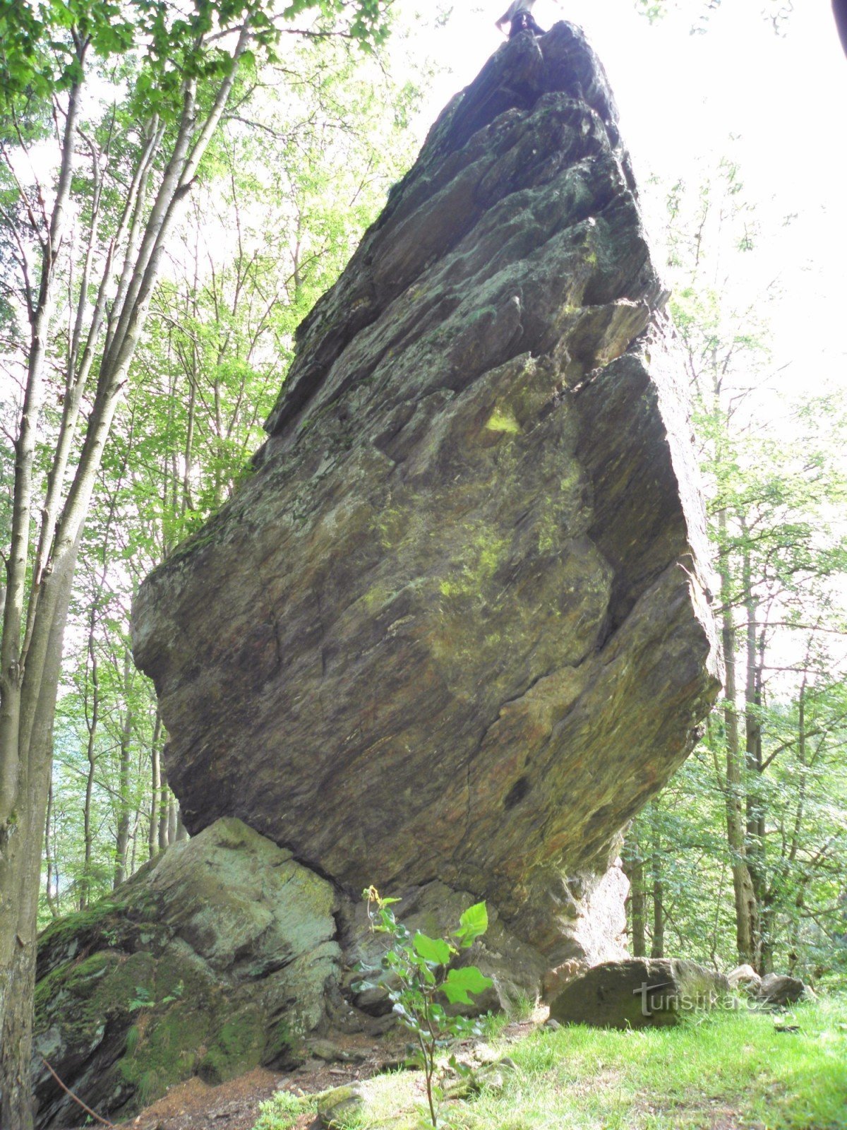 Ο βράχος της Emina από ΒΔ