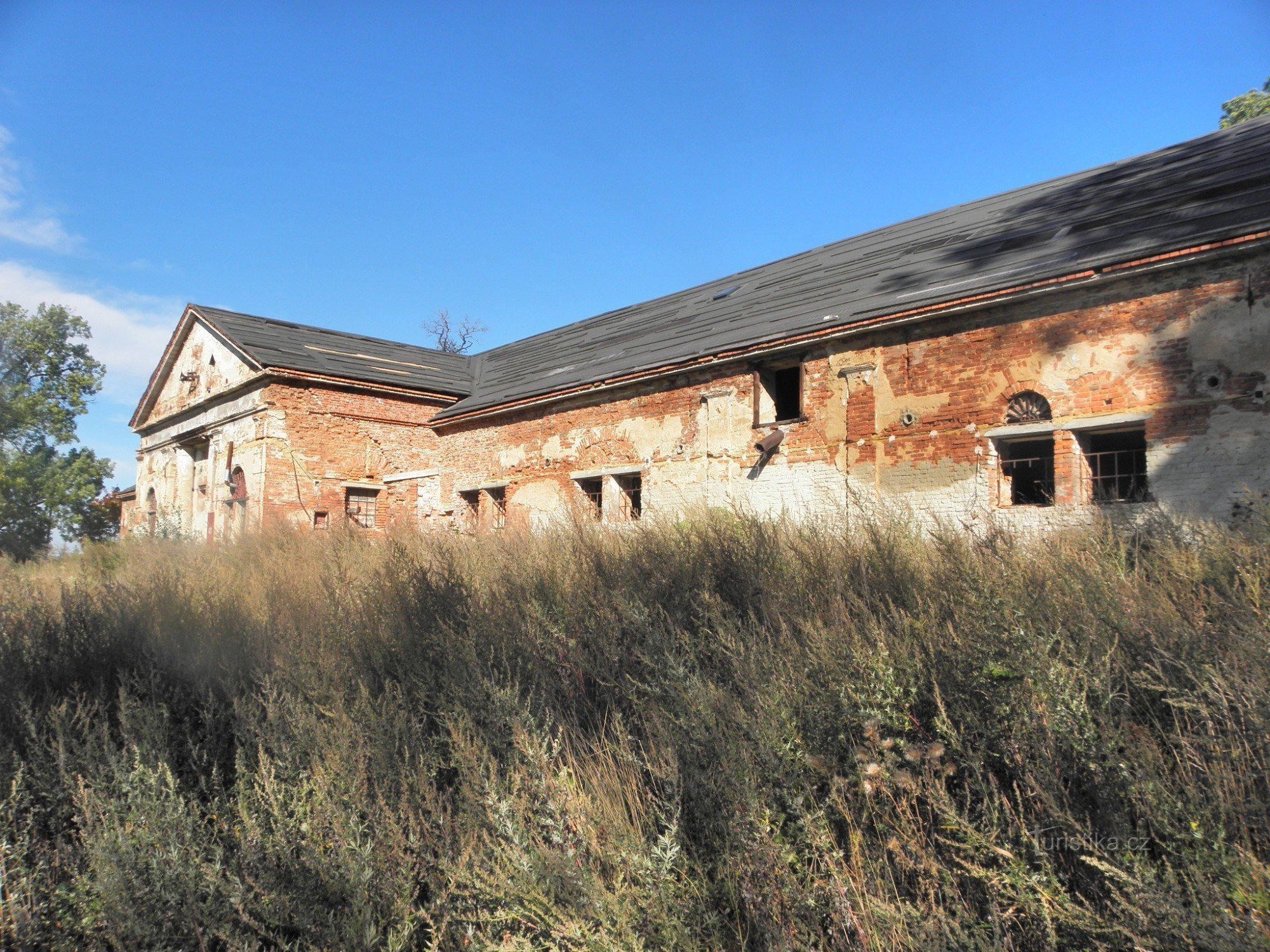 Empire sheepfold in Radun - a general view of the dilapidated sheepfold