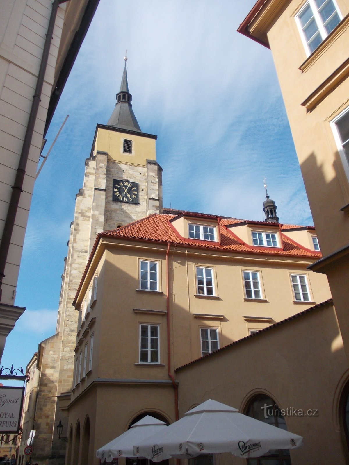 once again the tower of the church of St. Lily