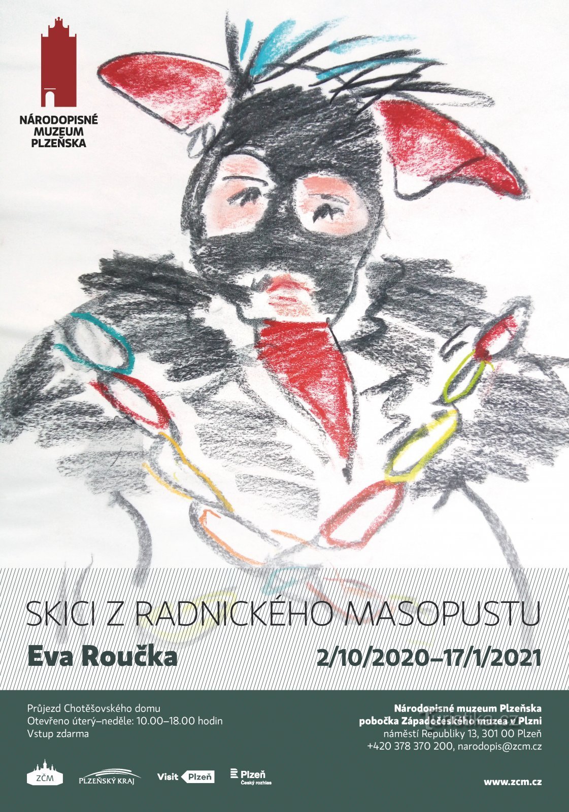 Eva Roučka - phác thảo từ lễ hội ở tòa thị chính