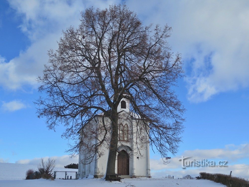 Evangelische Kapelle oberhalb von Svébohov