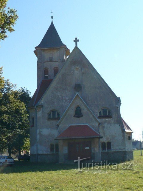 evangelický kostel Mokřiny