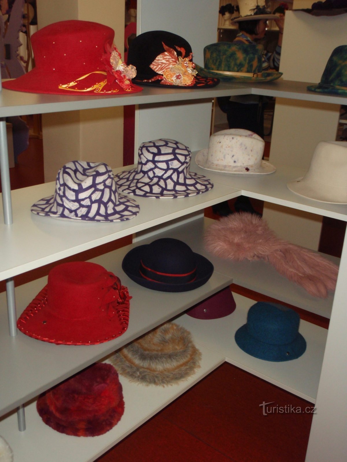 exposição de chapéus em Nové Jičín