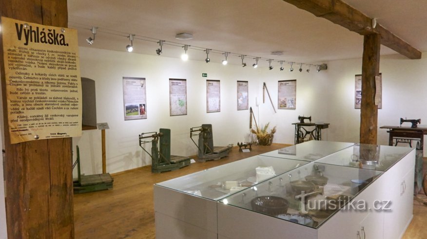 tentoonstelling in het Museum van ontheemde gemeenschappen in Novohradsk