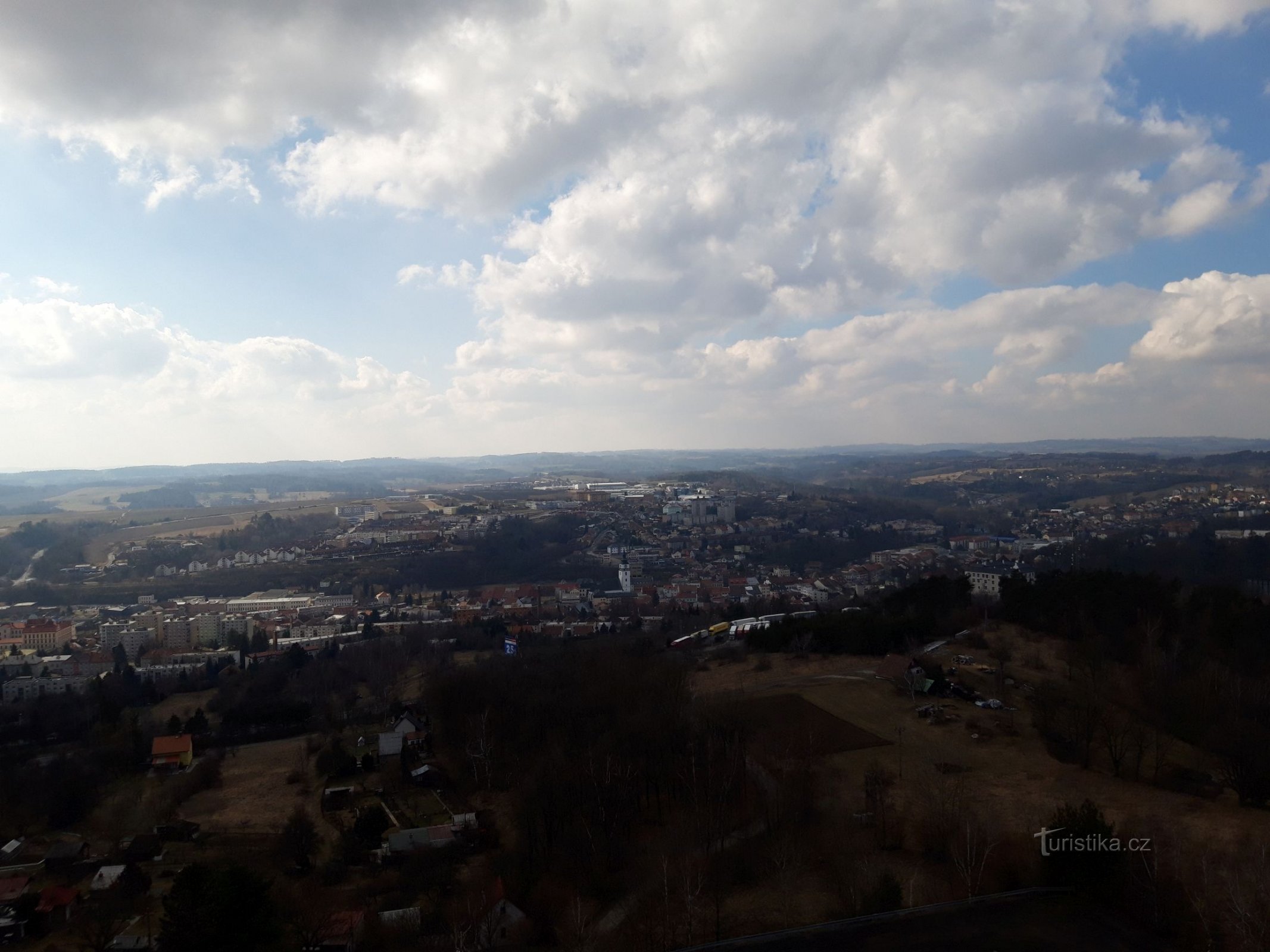 Colline de Fajt au-dessus de Velký Meziříčí