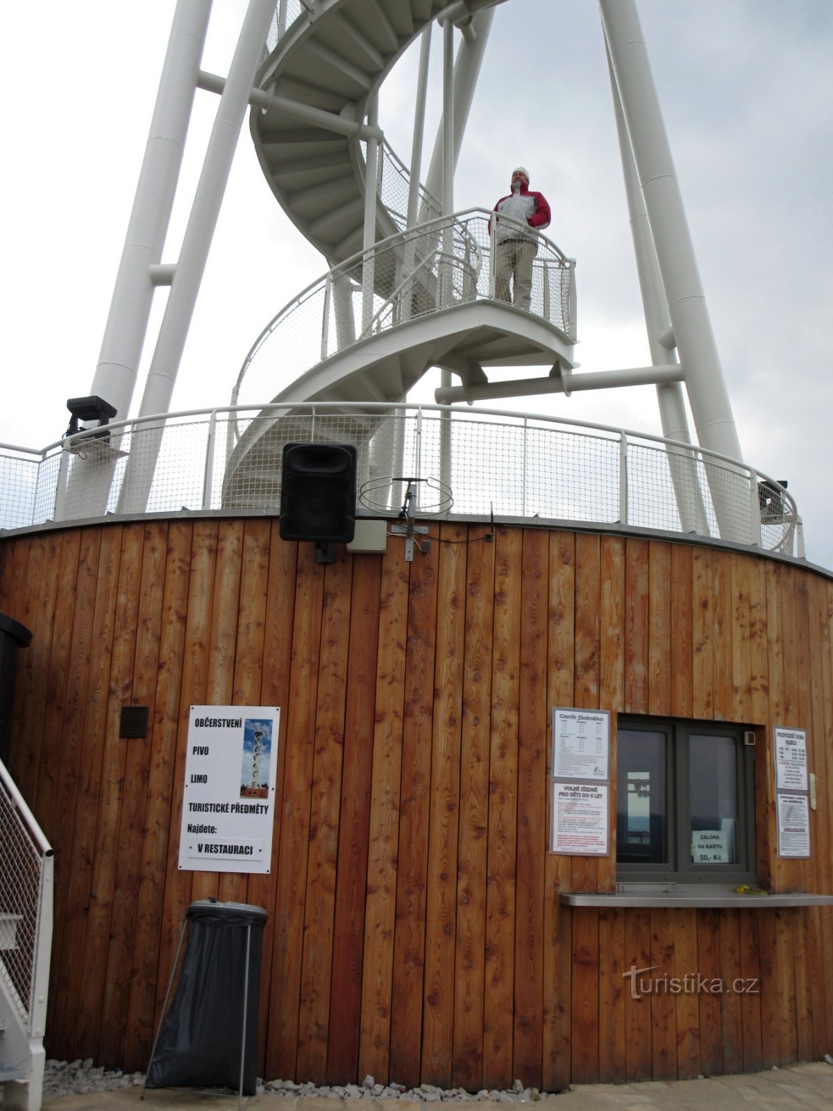 Fajtův kopec - observation tower and ski area