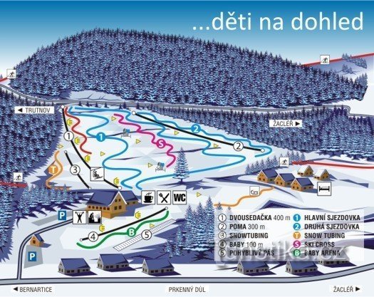 Rodzinny Ski Park Bret - Prkenný Důl - Žacléř