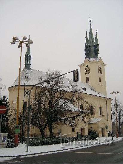 Biserica parohială Sf. Iacov: Biserica parohială Sf. Jakub din Příbram este amintit pentru prima dată