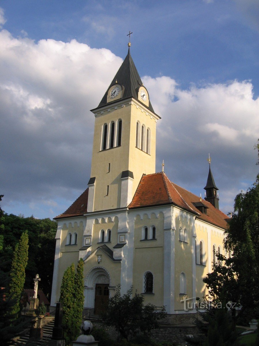 parish church of St. Nicholas from 1910 - 1913