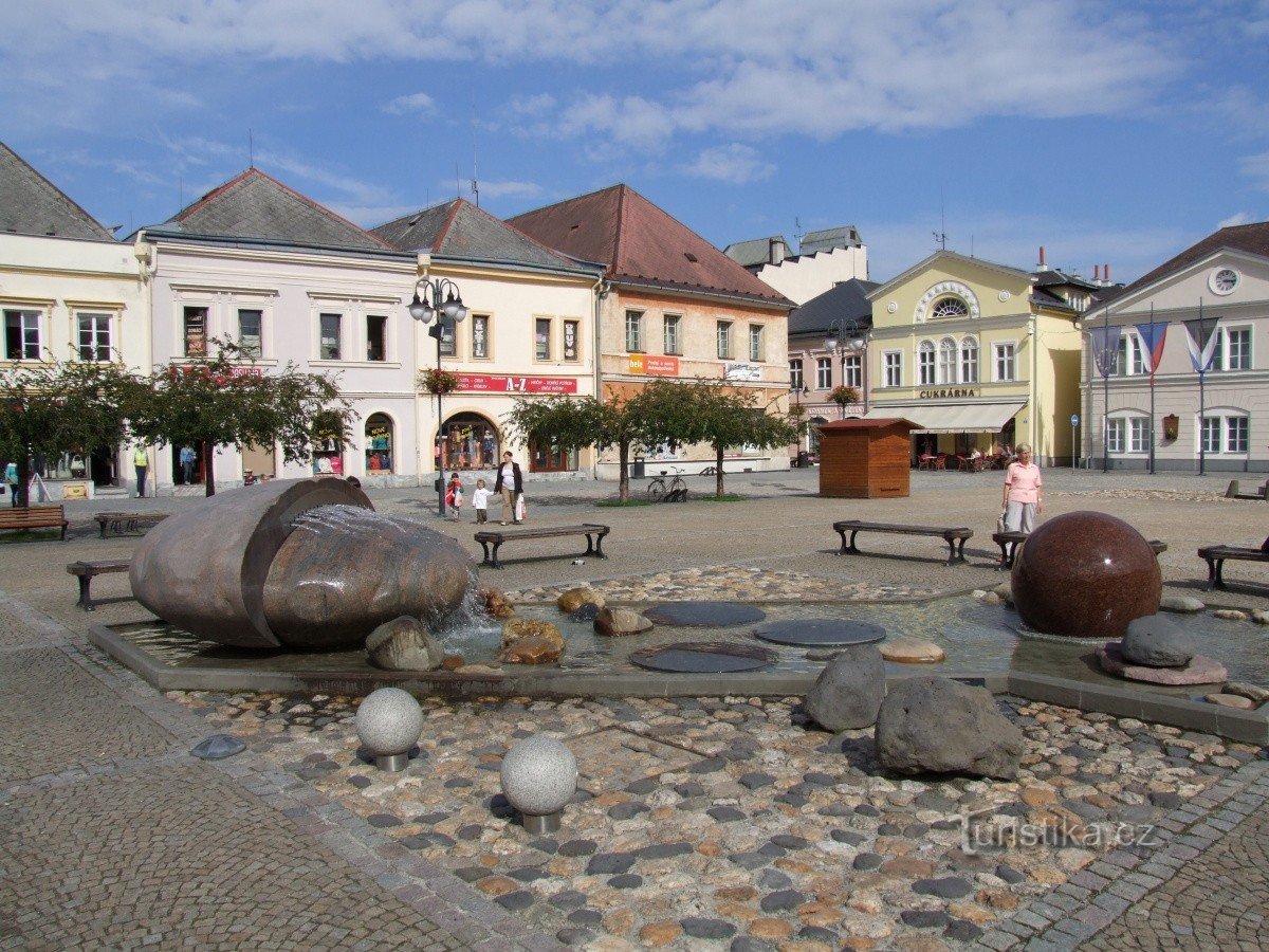 La fontana di Náměstí Miru