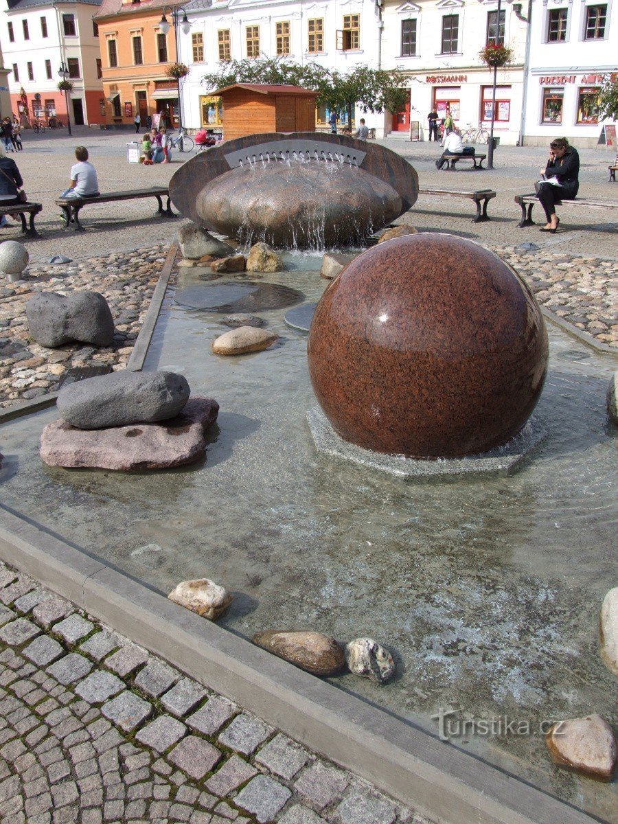 La fuente en Náměstí Miru