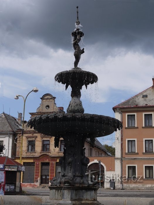 Brunnen in Hodkovice n. Mohelkou