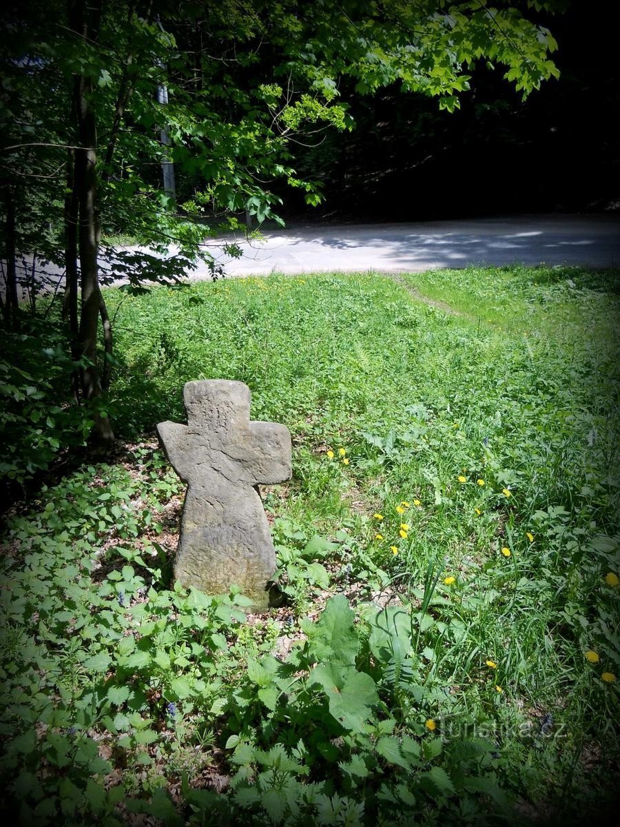 Forman cross in the serpentine above Svojanov