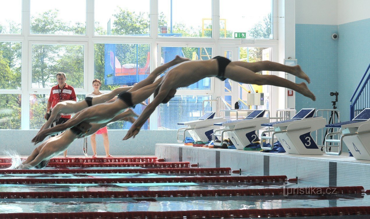 照片：卡雷尔·帕兹德卡； 资料来源：AQUACENTRUM PARDUBICE