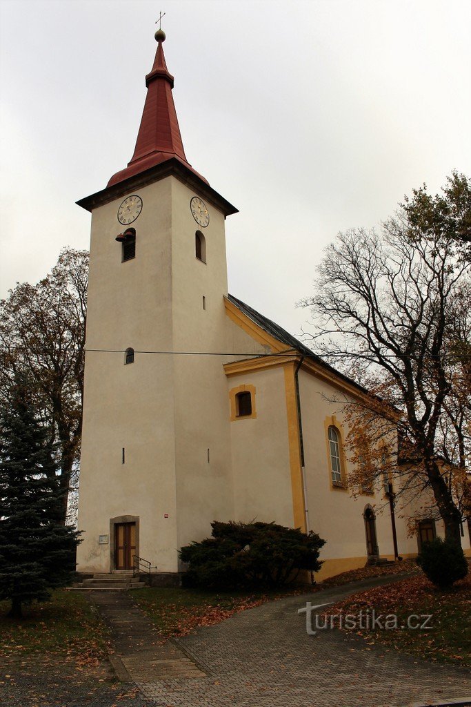 Франтишковы Лазне - Горни Ломаны, церковь св. Яков Великий