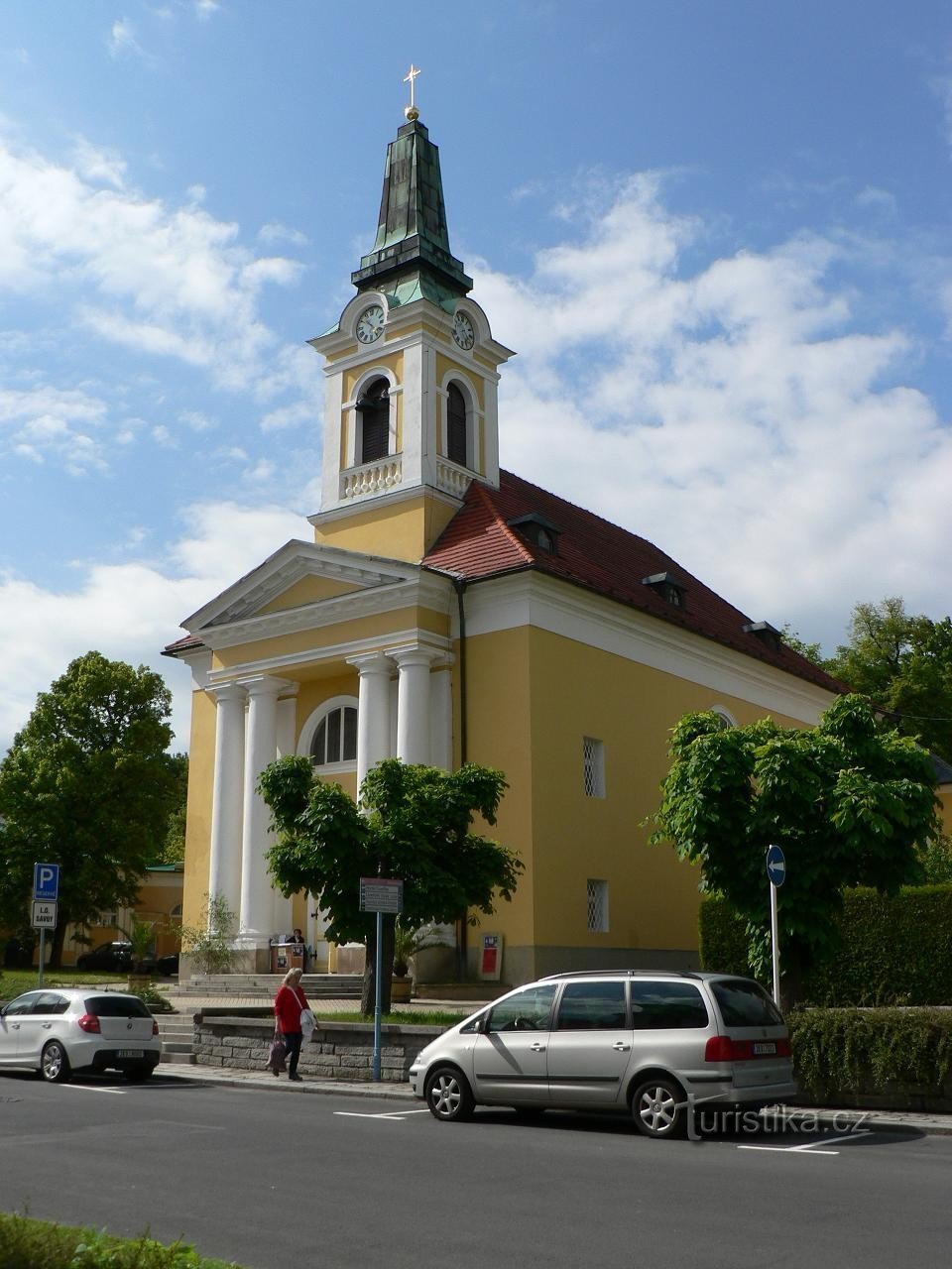 Františkovy Lázně, Chiesa dell'Ascensione di S. Crisi