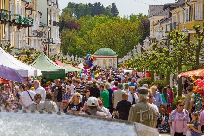 Františkovy Lázně - kävelykatu