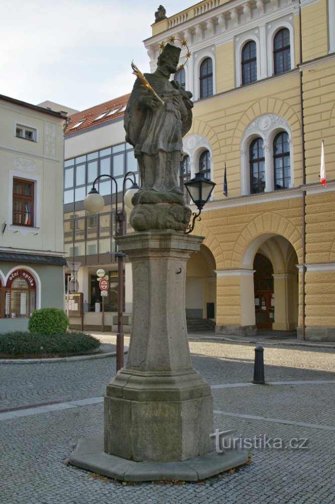 Frenštát pod Radhoštěm - statuia Sf. Jan Nepomucký