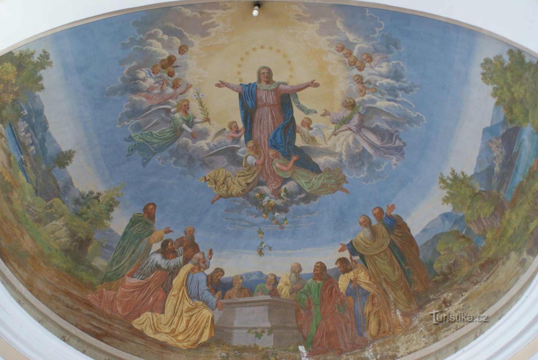 fresque de l'abside