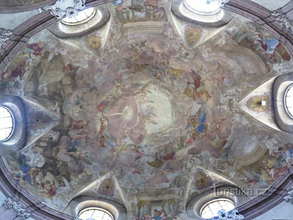 fresco in de koepel