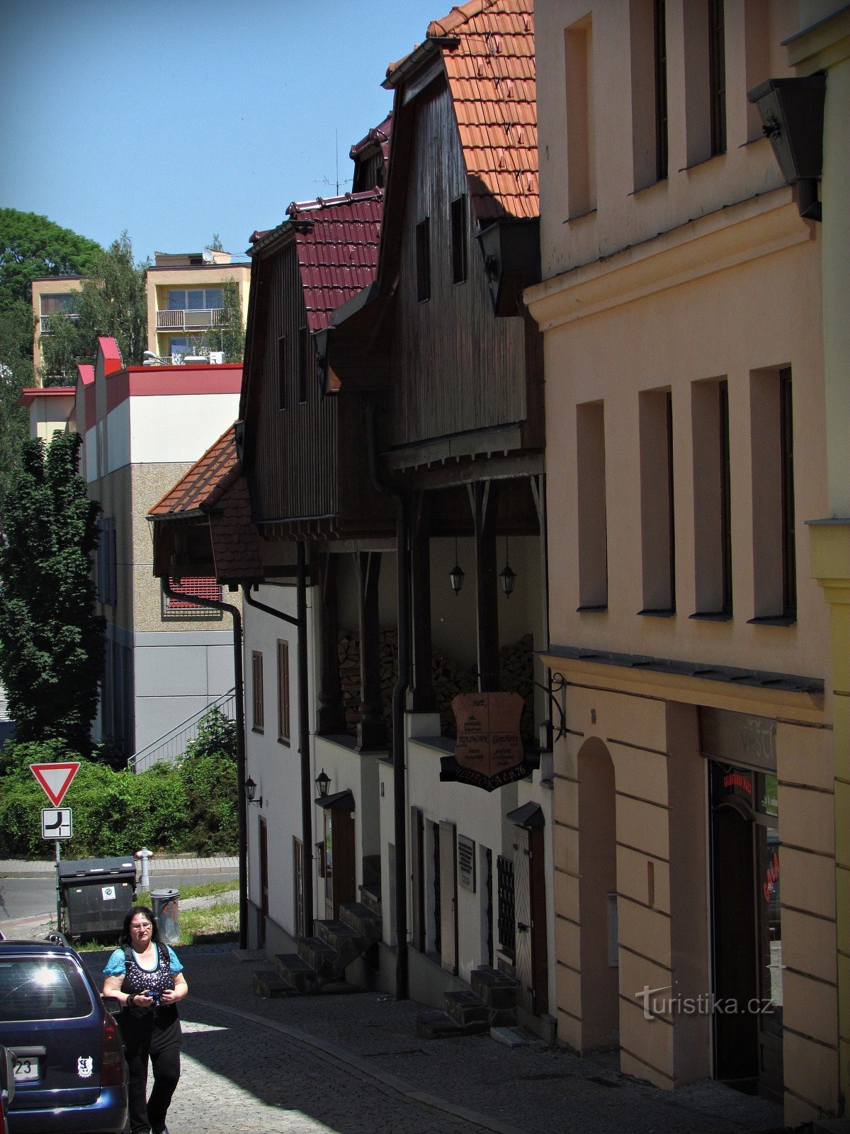 Frýdek - ulica Hluboká