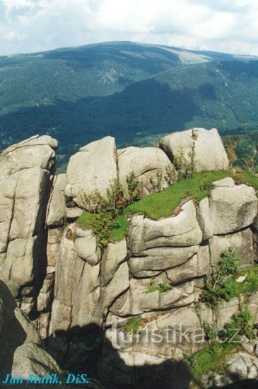 Frýdlant battlements và Černý potok