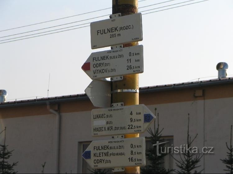 Fulnek, crossroads