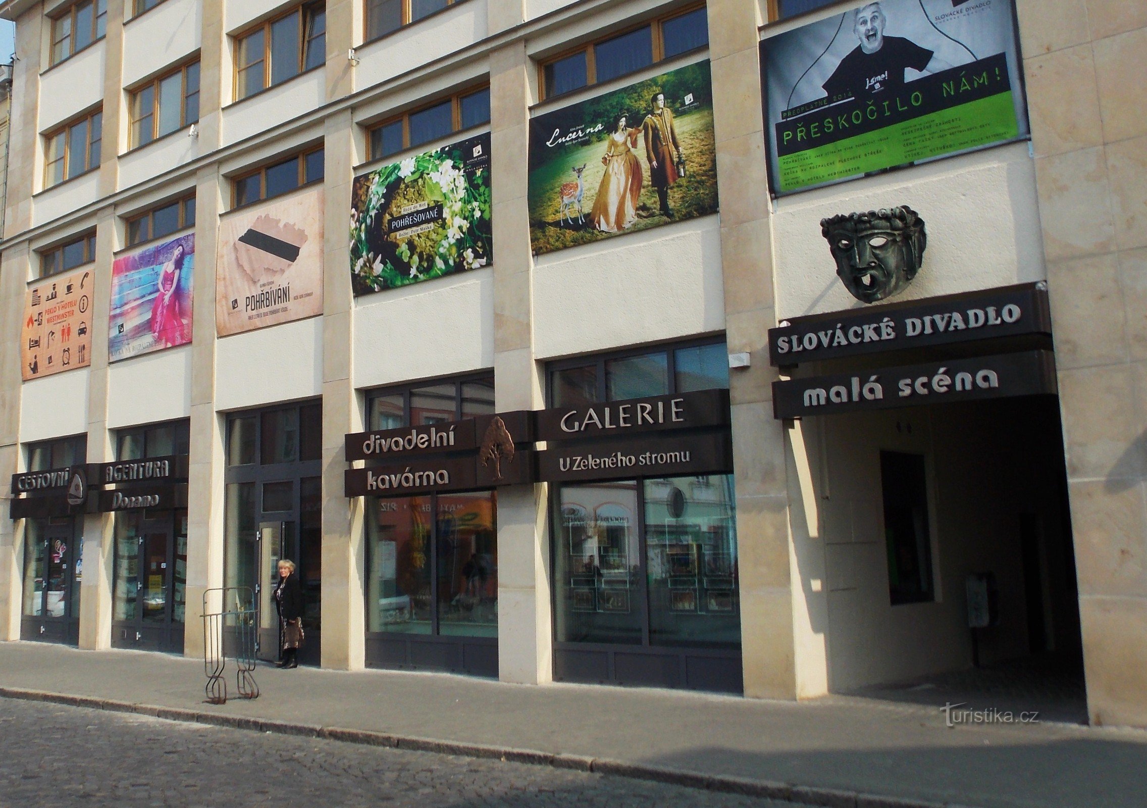 Art gallery on Mariánské náměstí in Uh. Hradišti