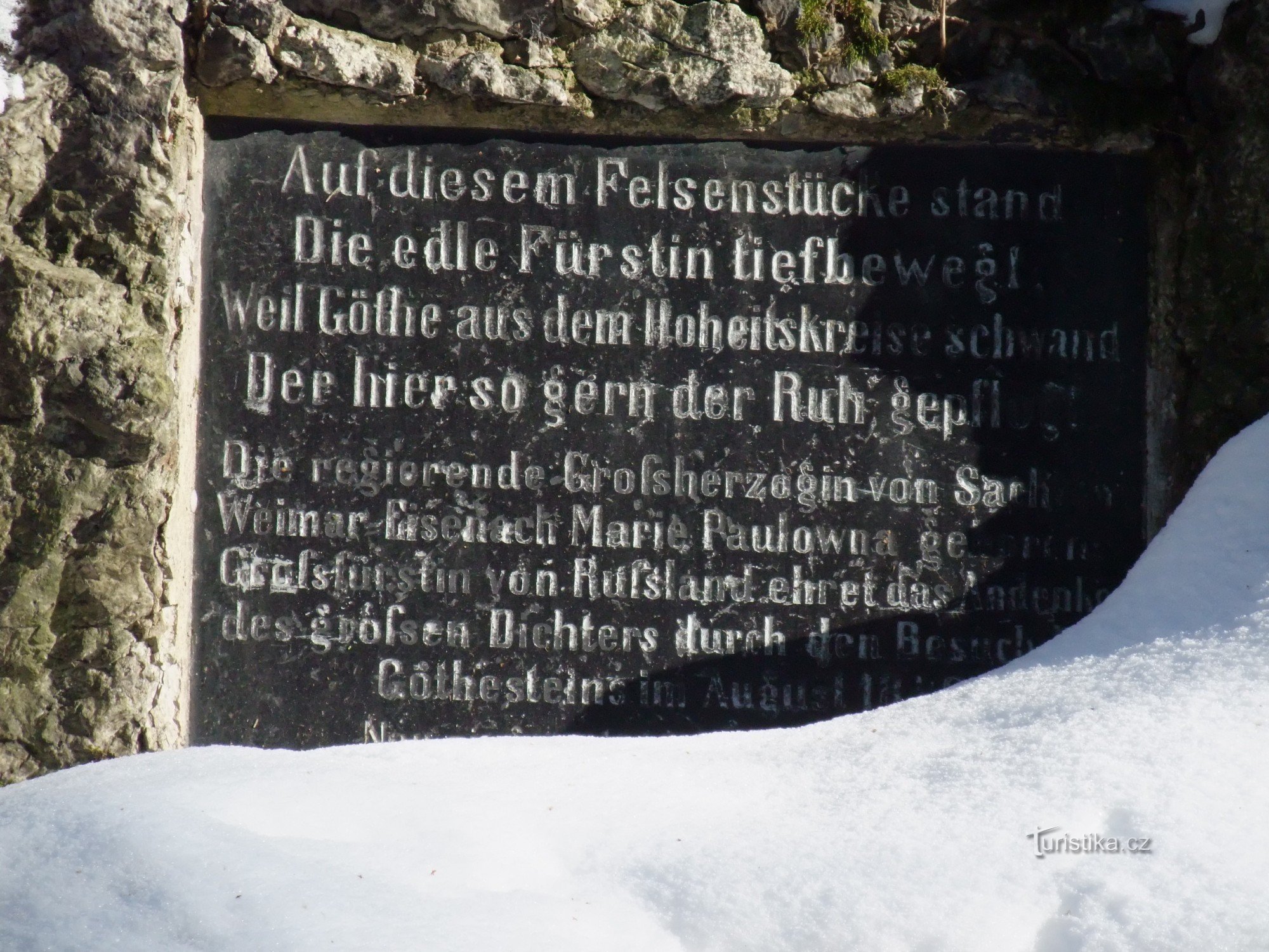 Goethe's stone