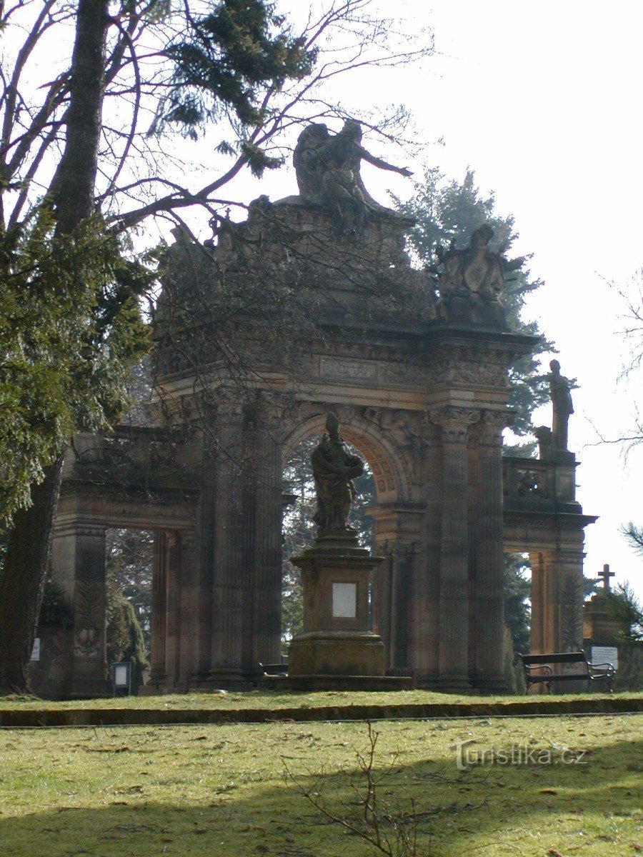 Gothard - portalul cimitirului