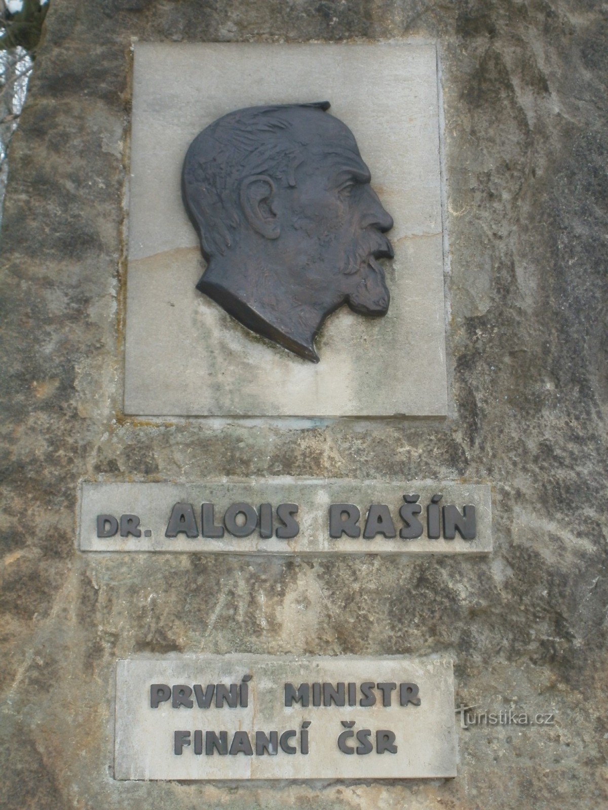 Gothard - monument till Dr. Aloise Rašin