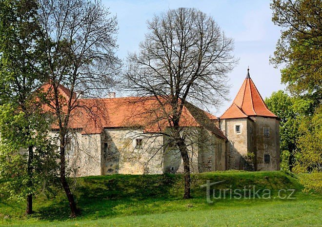 Gotisk fästning Zuknštejn