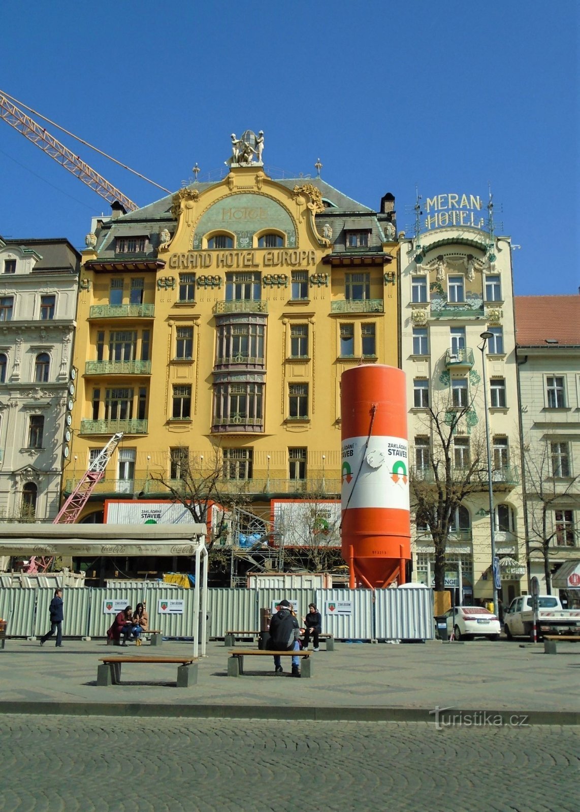 Grand Hotel Evropa și Hotel Meran (Praga, 1.4.2019 aprilie XNUMX)