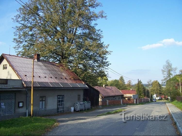 Gručovice: Uitzicht op het dorp