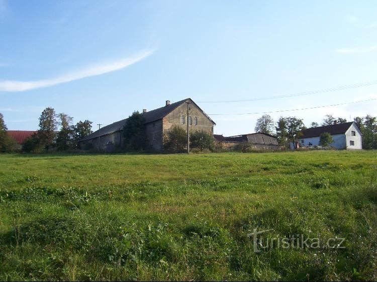 Gručovice: View of the village