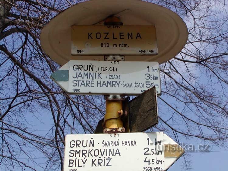 Gruň - Kozlena