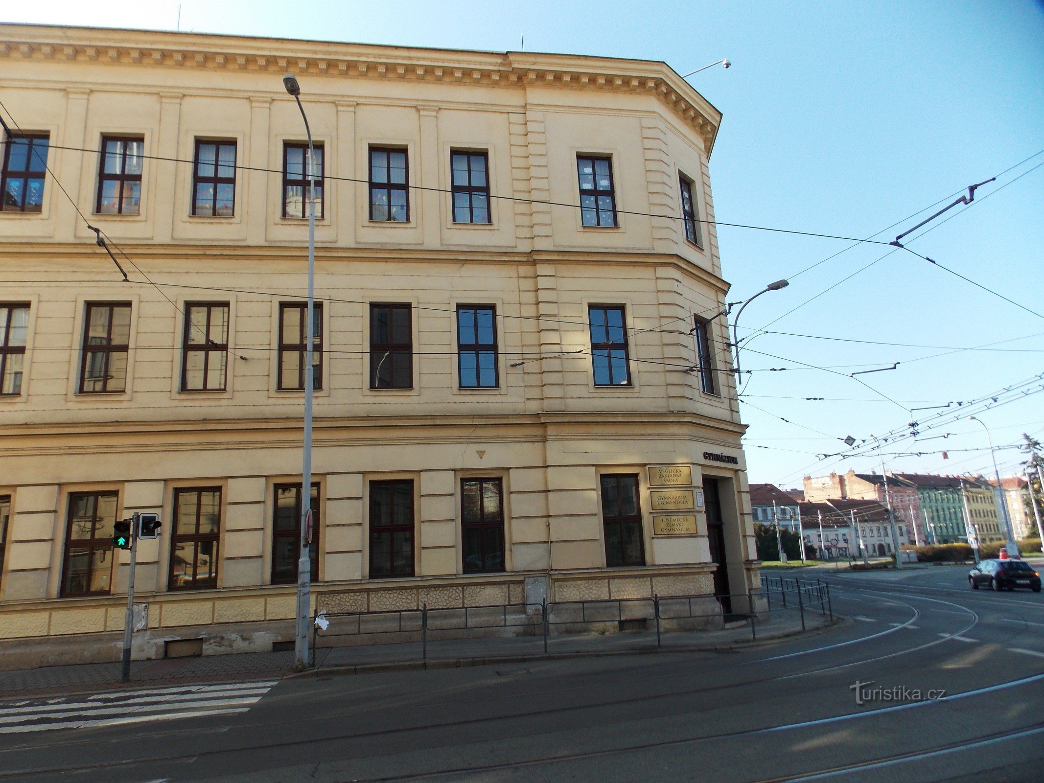 JG Mendel High School in Staré Brno