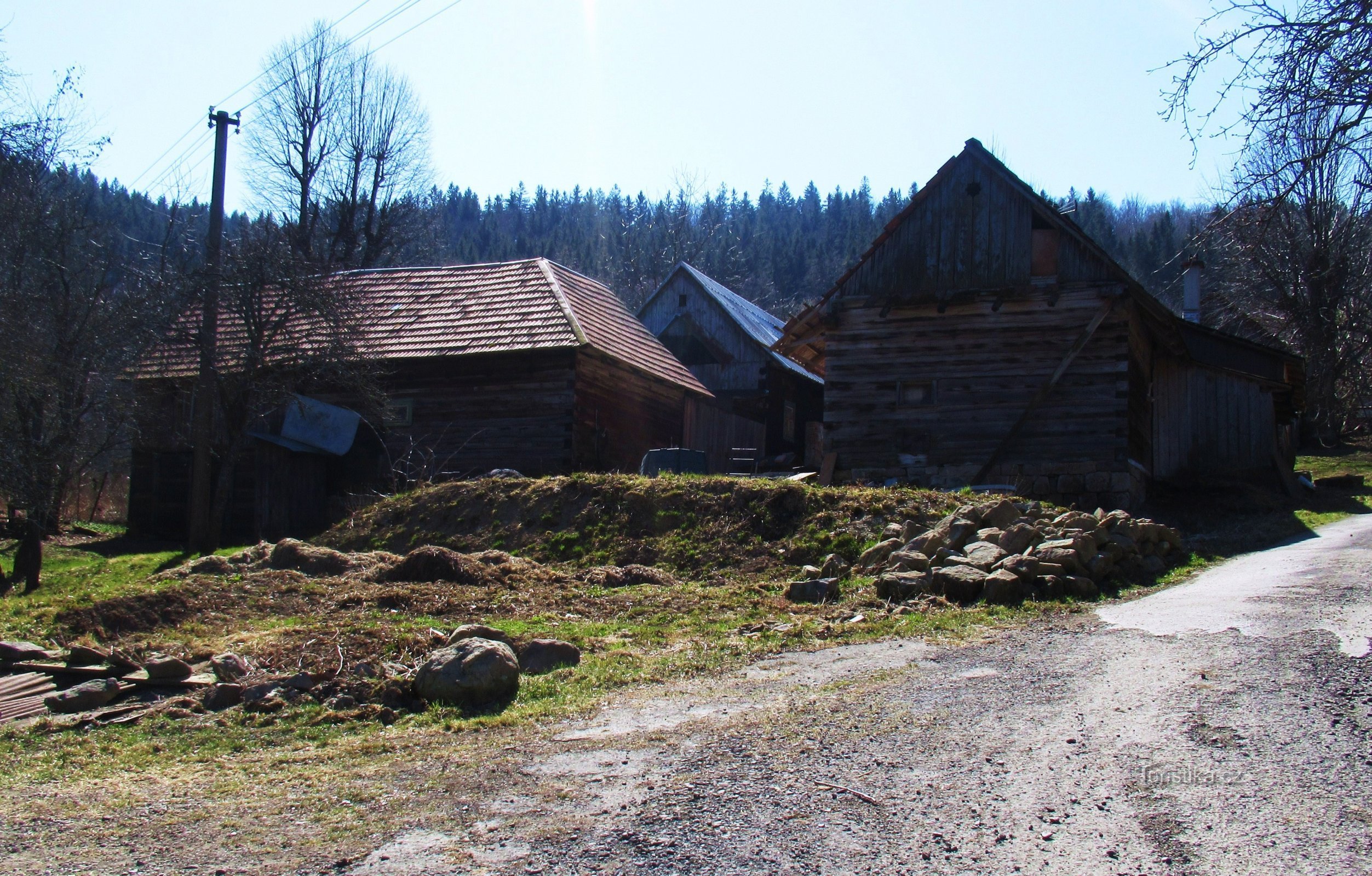 Hajdovy paseky - de grootste in het dorp Zděchov in Walachije