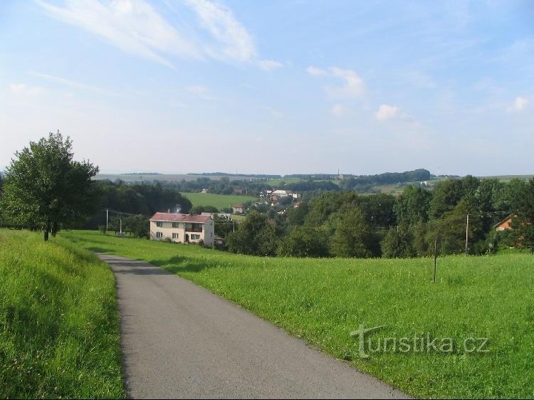 Hájov, vista de Kopčanka