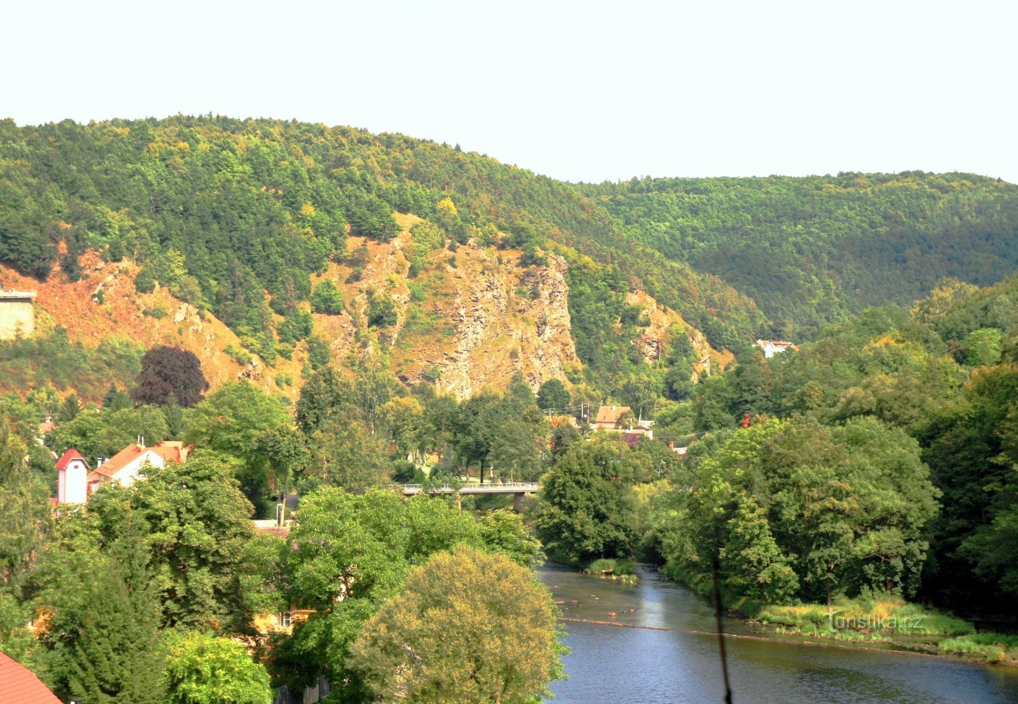 Hamerské údolí from the Vranov castle