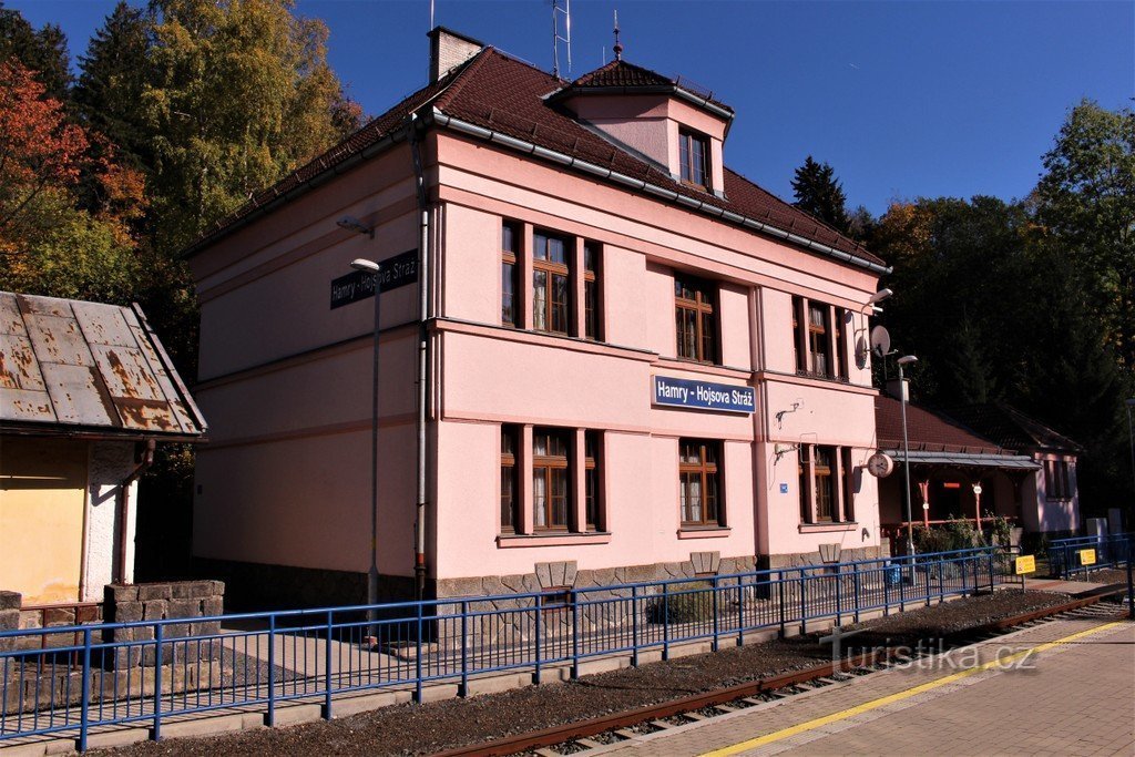 Edifício da estação Hamry - Hojsova Stráž