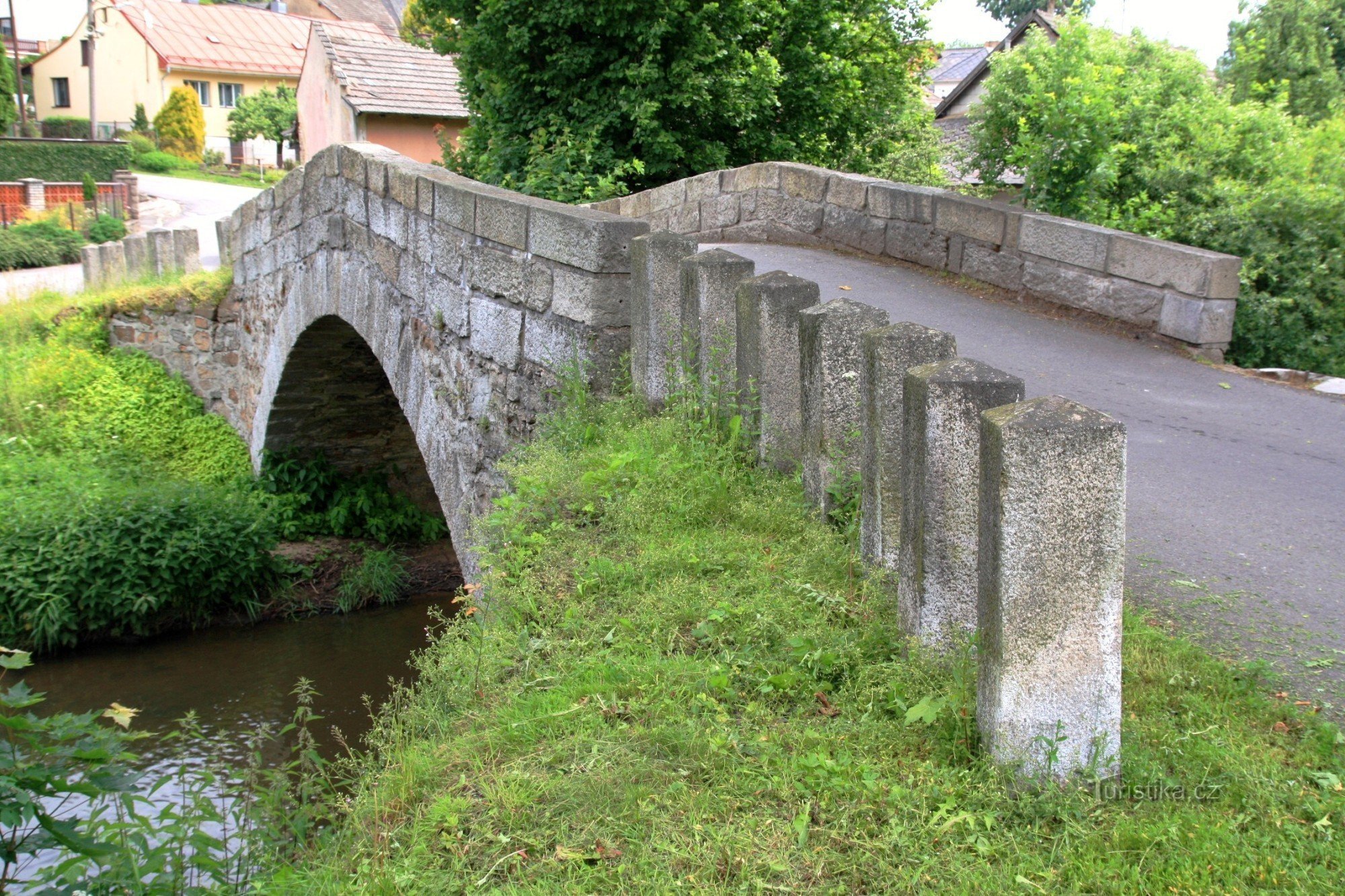 Hamry nad Sázavou - historic stone bridge