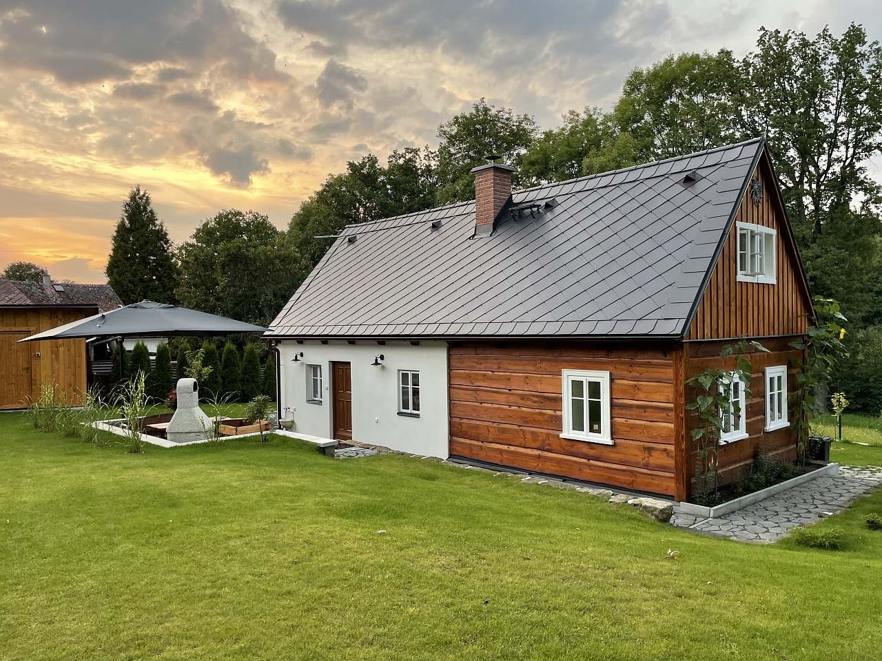 La cabane en rondins de Hansi