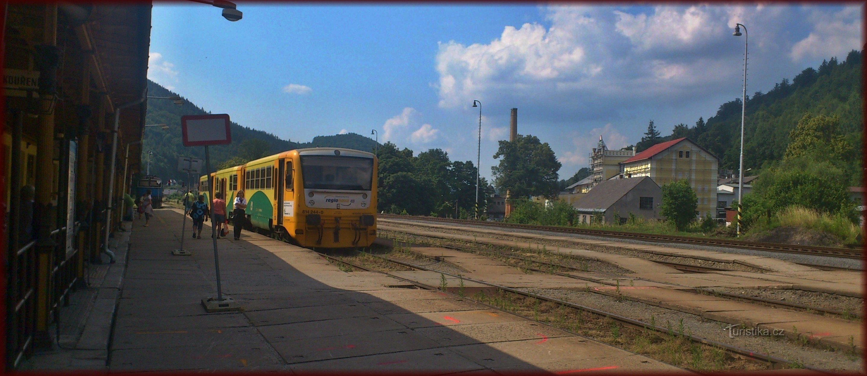 Hanušovice - Bahnhof