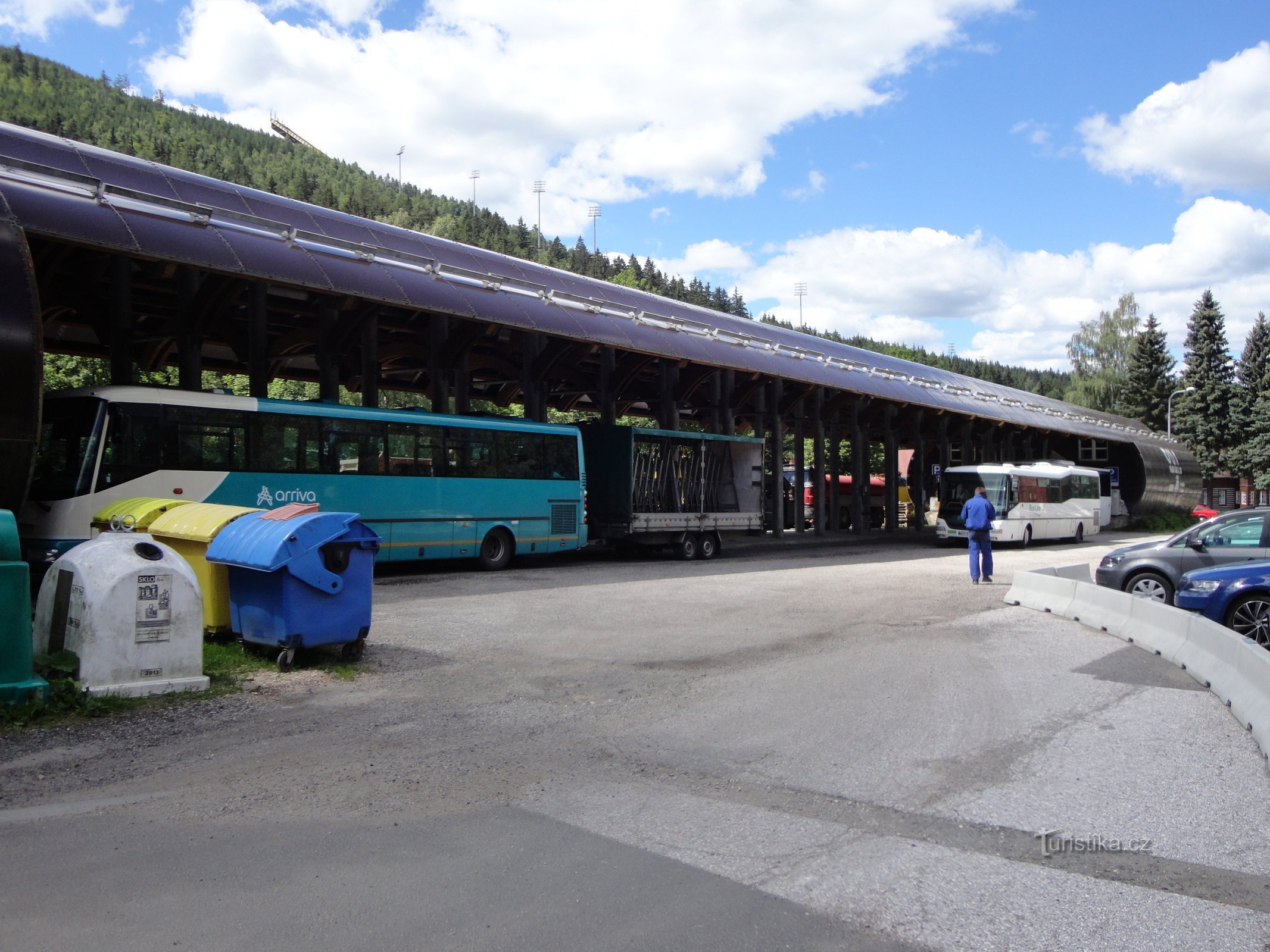 Harrachov - busstation