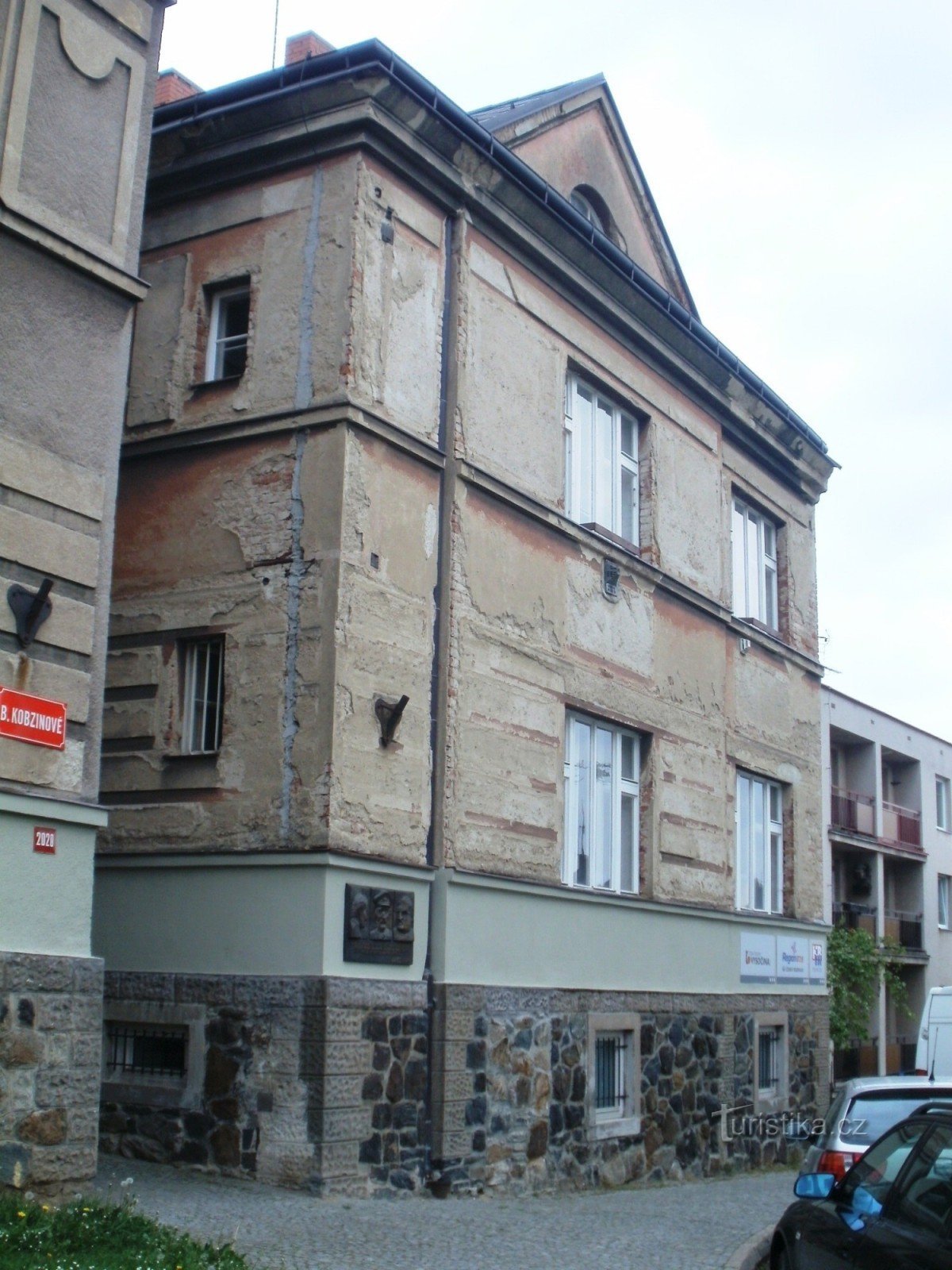 Havlíčkův Brod - memorial plaque for Pavel Landovský