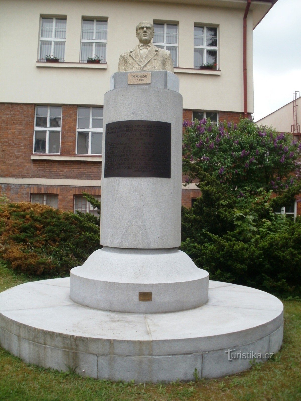 Havlíčkův Brod - monument över Antonín Švehla