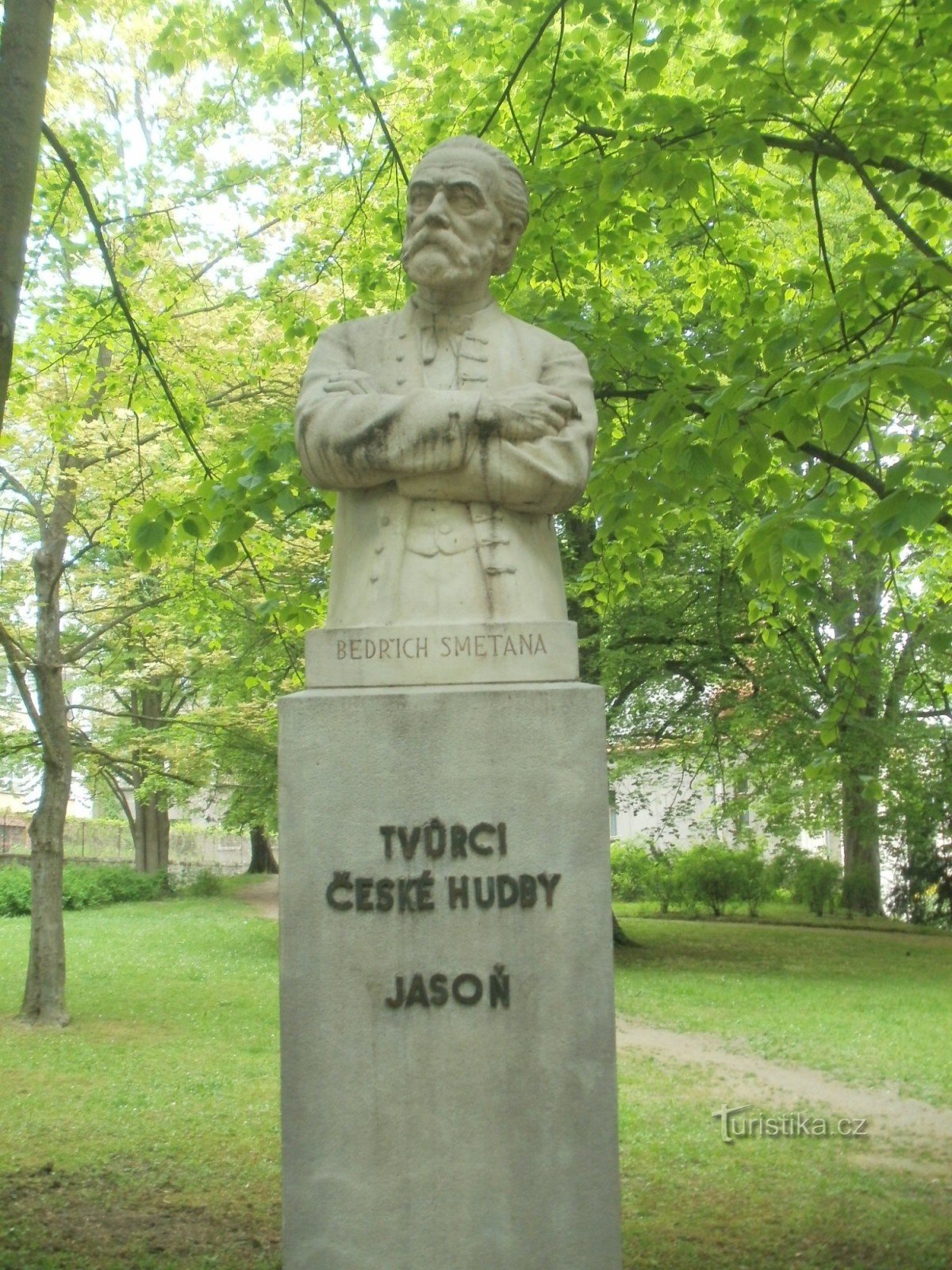 Havlíčkův Brod - monument voor Bedřich Smetana